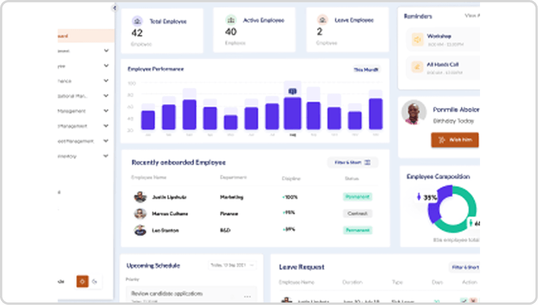 Exceed AI-driven HRM+CRM SaaS Application