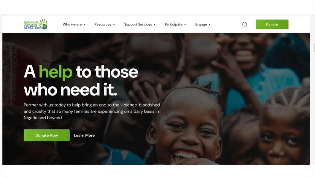 PSJ (Charity Organization Website)